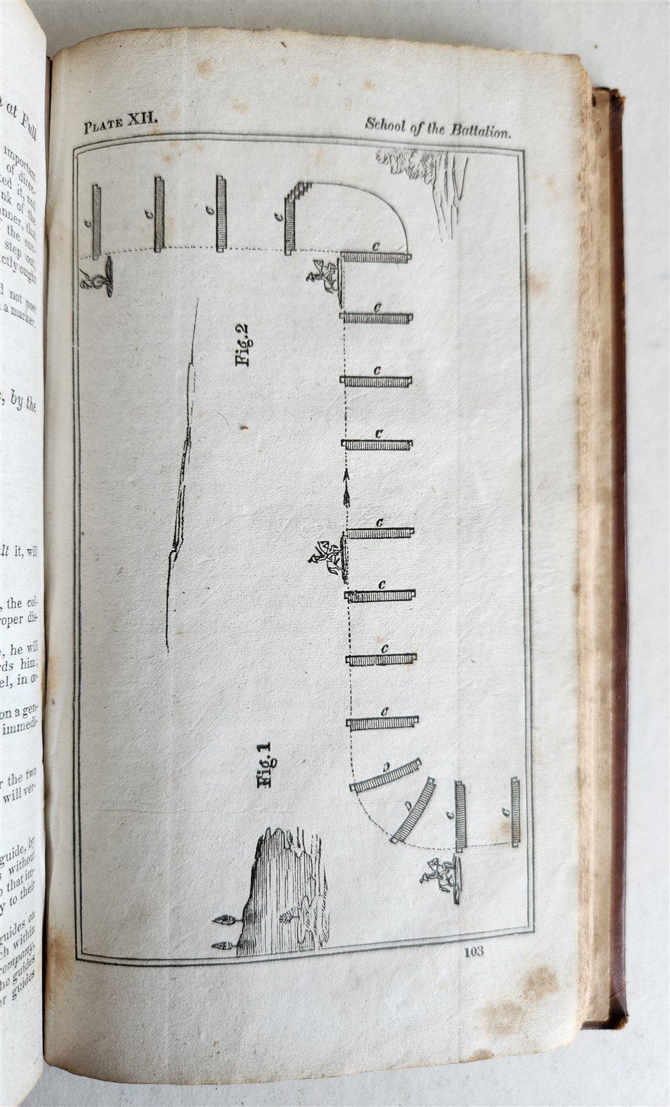 1830 INFANTRY TACTICS EXERCISES & MANEUVRES antique AMERICANA illustrated