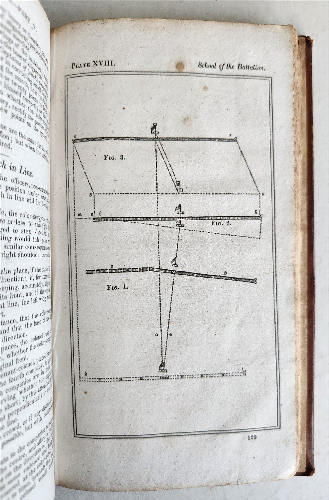 1830 INFANTRY TACTICS EXERCISES & MANEUVRES antique AMERICANA illustrated
