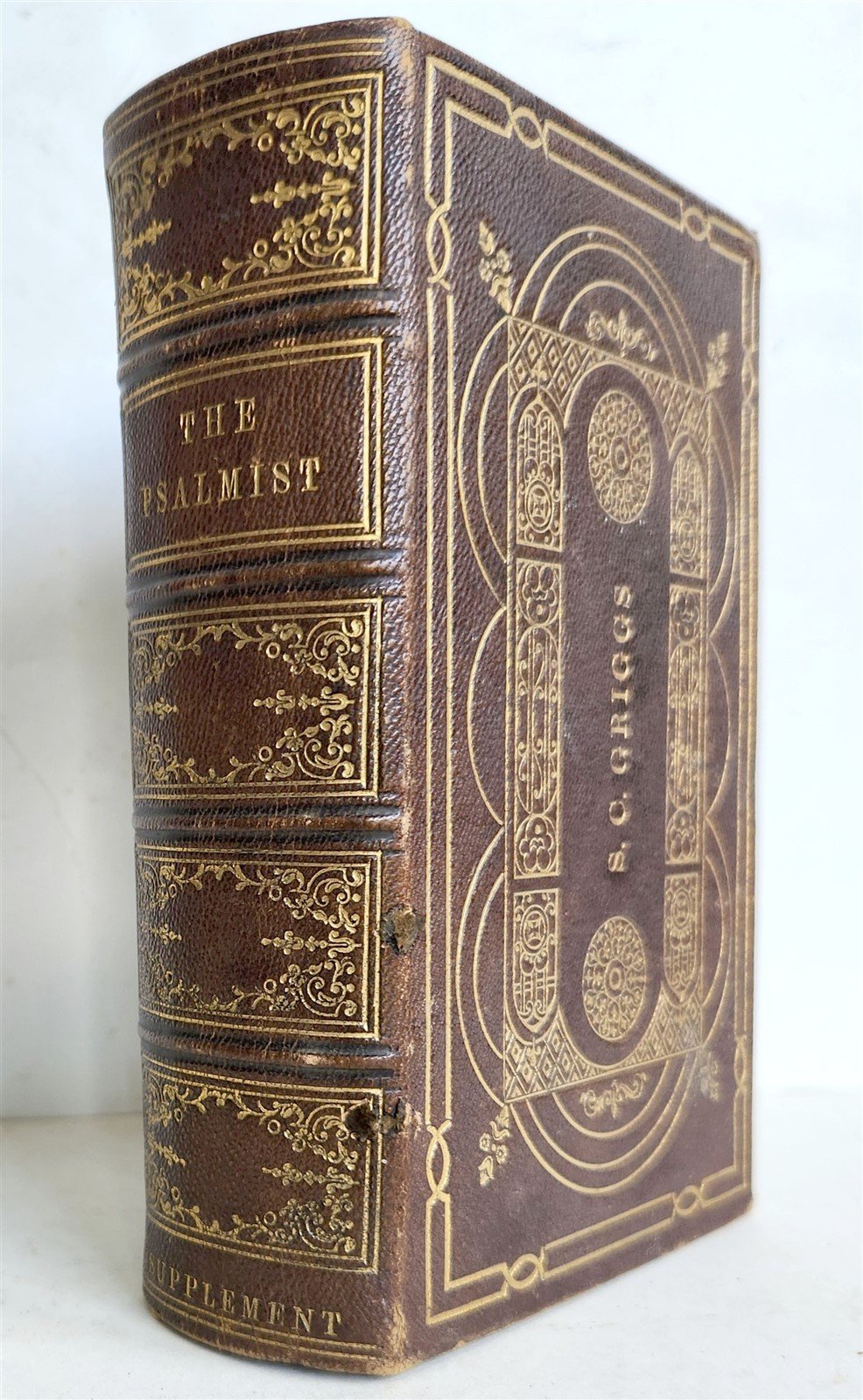 1854 THE PSALMIST collection of hymns for Baptist Churches antique AMERICANA