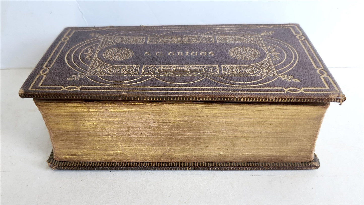 1854 THE PSALMIST collection of hymns for Baptist Churches antique AMERICANA