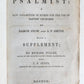 1854 THE PSALMIST collection of hymns for Baptist Churches antique AMERICANA