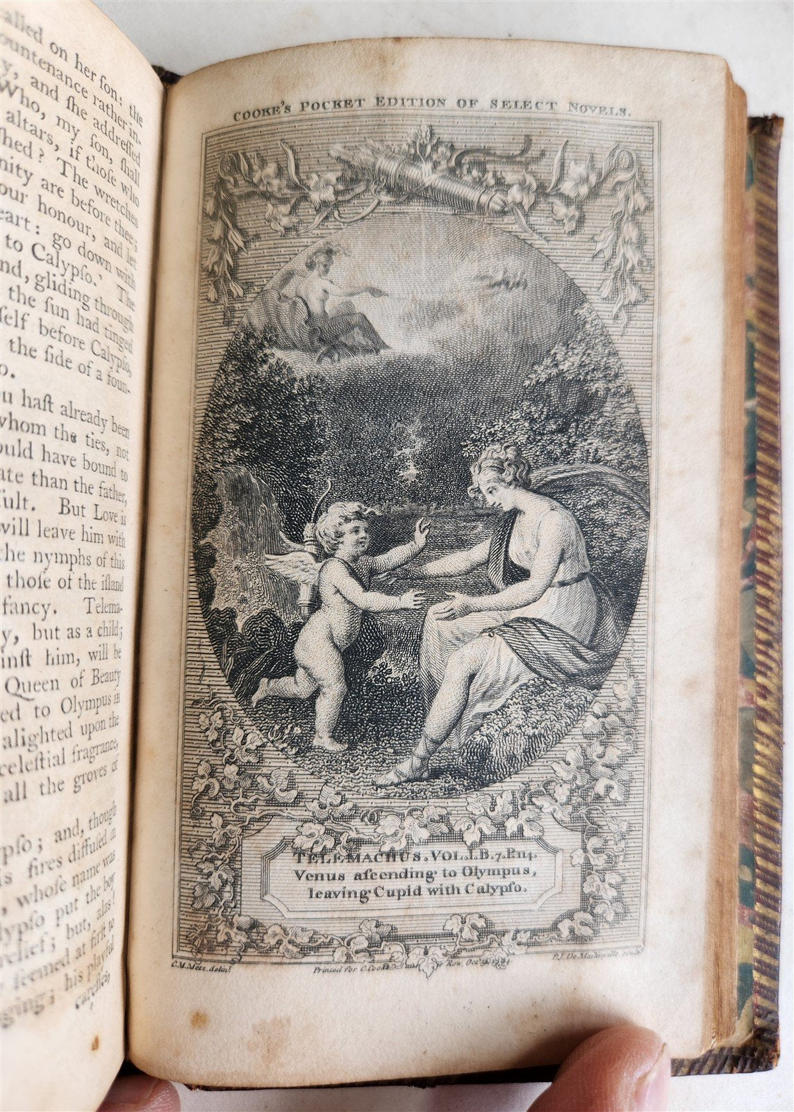 1790s ADVENTURES of TELEMACHUS by John Hawkesworth ILLUSTRATED antique 2 VOLUMES