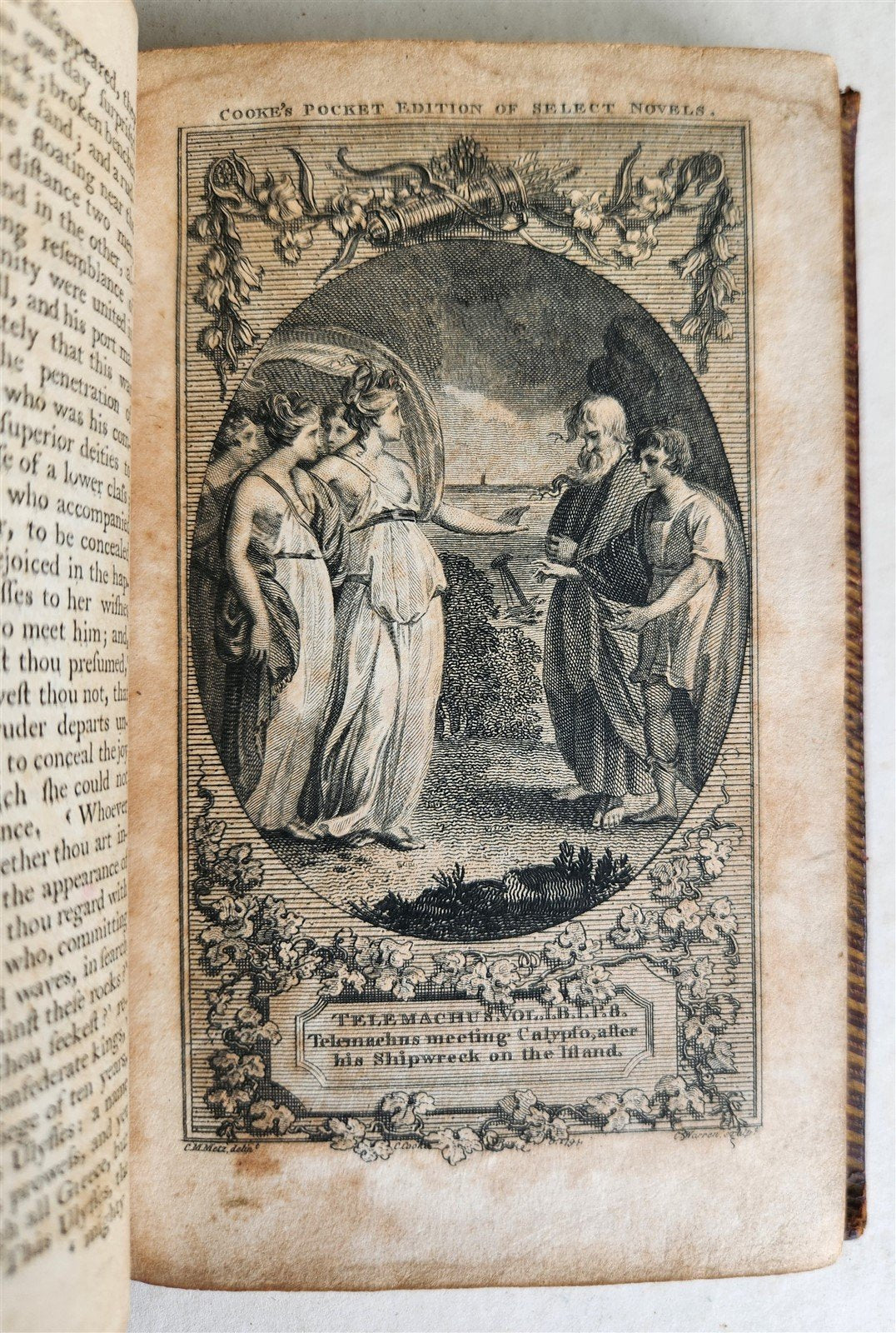 1790s ADVENTURES of TELEMACHUS by John Hawkesworth ILLUSTRATED antique 2 VOLUMES