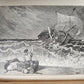 1868 THE PIRATE and THE THREE CUTTERS by Captain Marryatt ILLUSTRATED antique