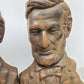 PRESIDENT LINCOLN PAIR of VINTAGE CAST IRON BOOKENDS