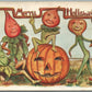HALLOWEEN 1911 EMBOSSED ANTIQUE POSTCARD