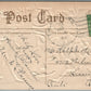 HALLOWEEN 1911 EMBOSSED ANTIQUE POSTCARD