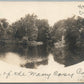 CLEVELAND NY 1906 ANTIQUE REAL PHOTO POSTCARD RPPC
