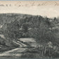 JEFFERSONVILLE NY BIRDS EYE VIEW ANTIQUE POSTCARD