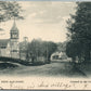 ADAMS NY NORTH MAIN STREET ANTIQUE POSTCARD