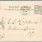ADAMS NY NORTH MAIN STREET ANTIQUE POSTCARD