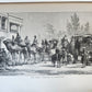1879 AROUND THE WORLD with GENERAL GRANT 2 VOLUMES antique ILLUSTRATED