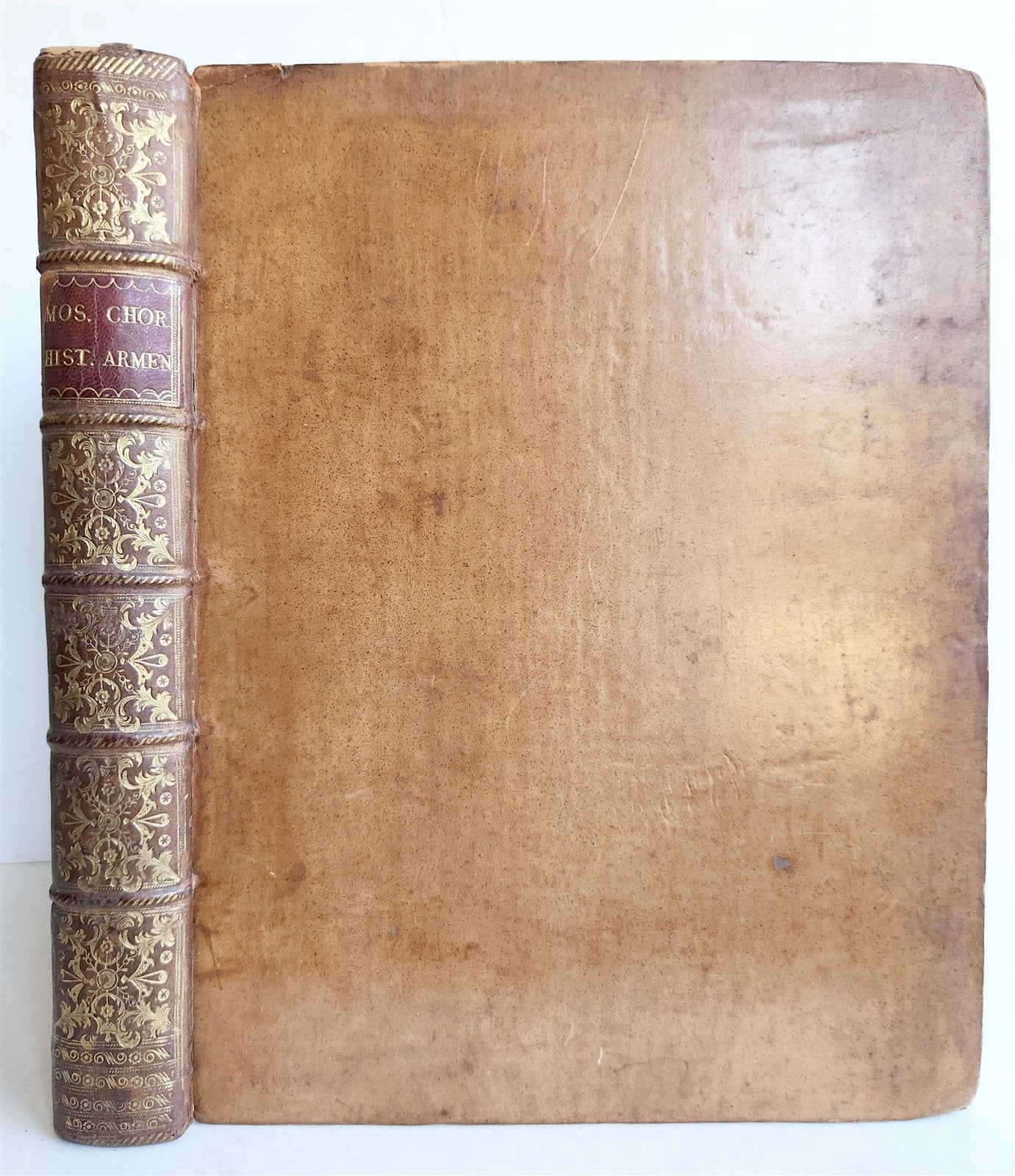 1736 HISTORY of ARMENIA antique in LATIN & ARMENIAN by Moses of Khoren