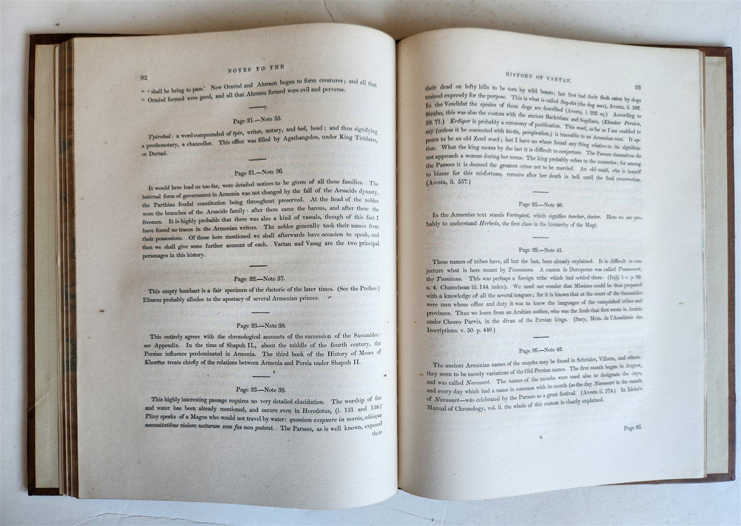 1830 HISTORY of VARTAN & BATTLE of ARMENIANS w/ PERSIA antique ILLUSTRATED