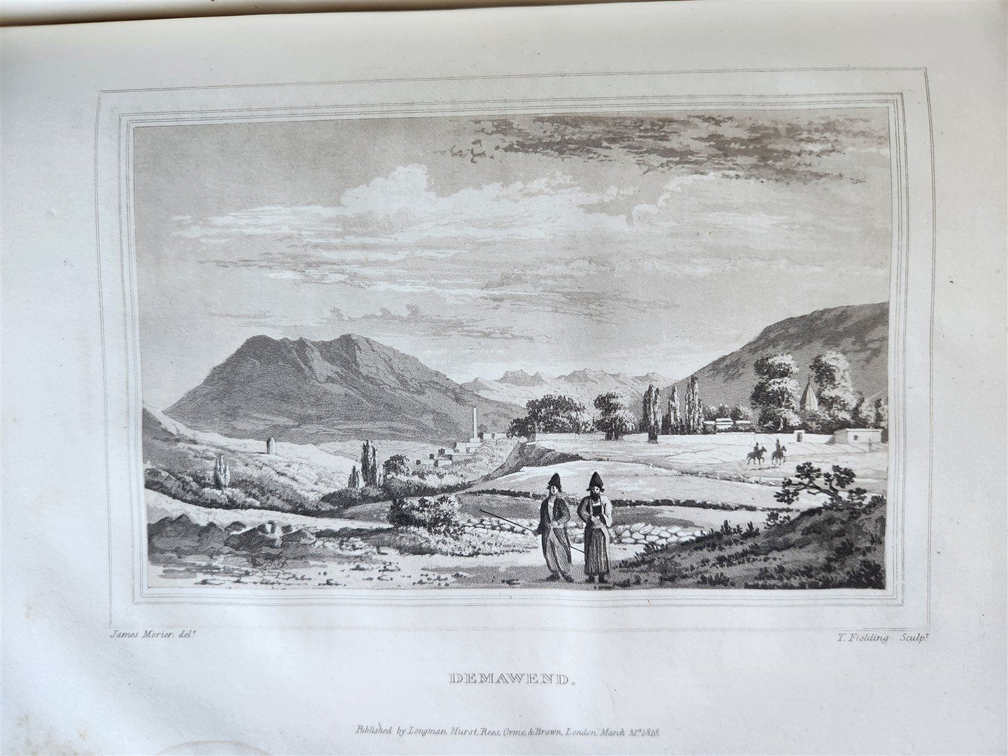 1818 JORNEY through PERSIA ARMENIA & ASIA MINOR to CONSTANTINOPLE antique MORIER