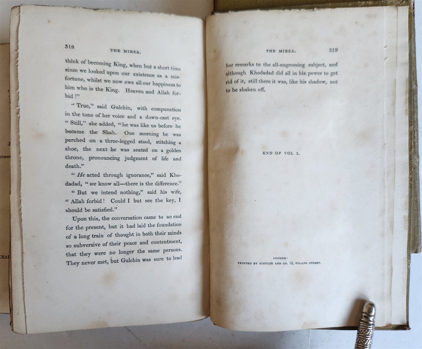 1841 THE MIRZA by James Morier antique 3 VOLUMES Travels in Persia