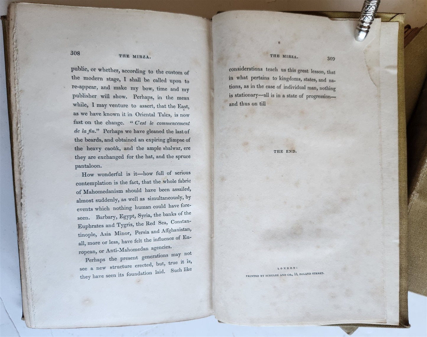 1841 THE MIRZA by James Morier antique 3 VOLUMES Travels in Persia