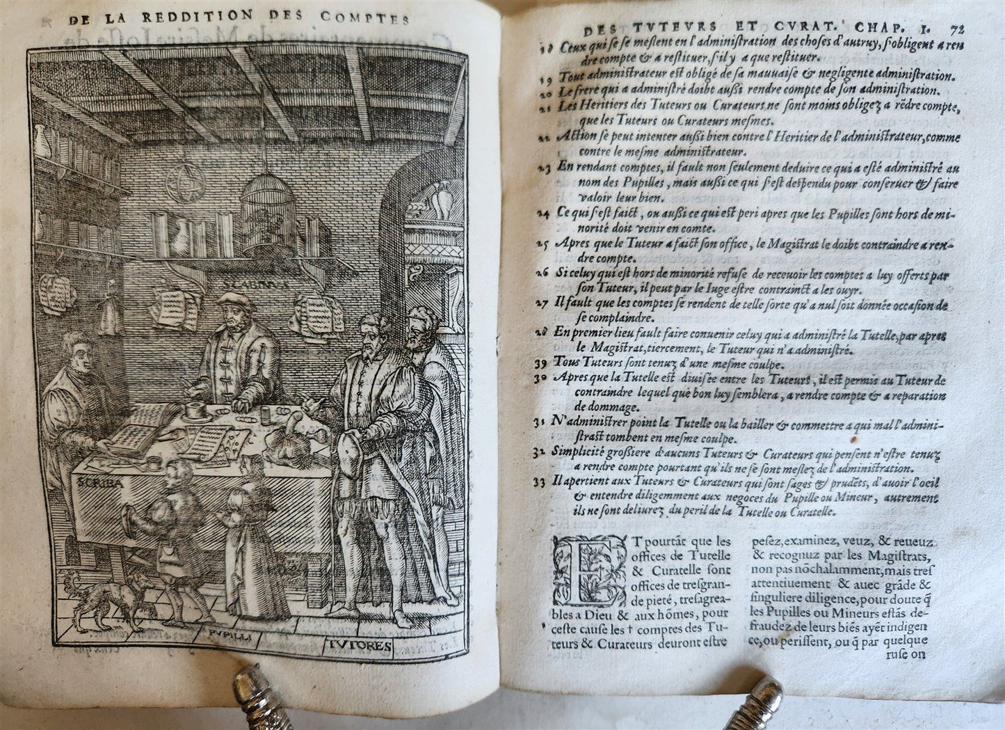 1567 LAW BOOK Josse de Damhoudere ILLUSTRATED 16th CENTURY antique VELLUM BOUND
