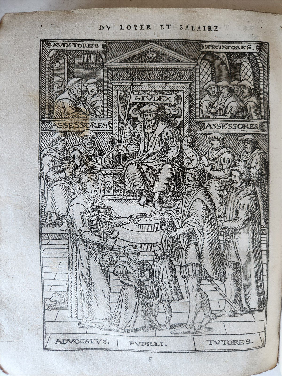 1567 LAW BOOK Josse de Damhoudere ILLUSTRATED 16th CENTURY antique VELLUM BOUND