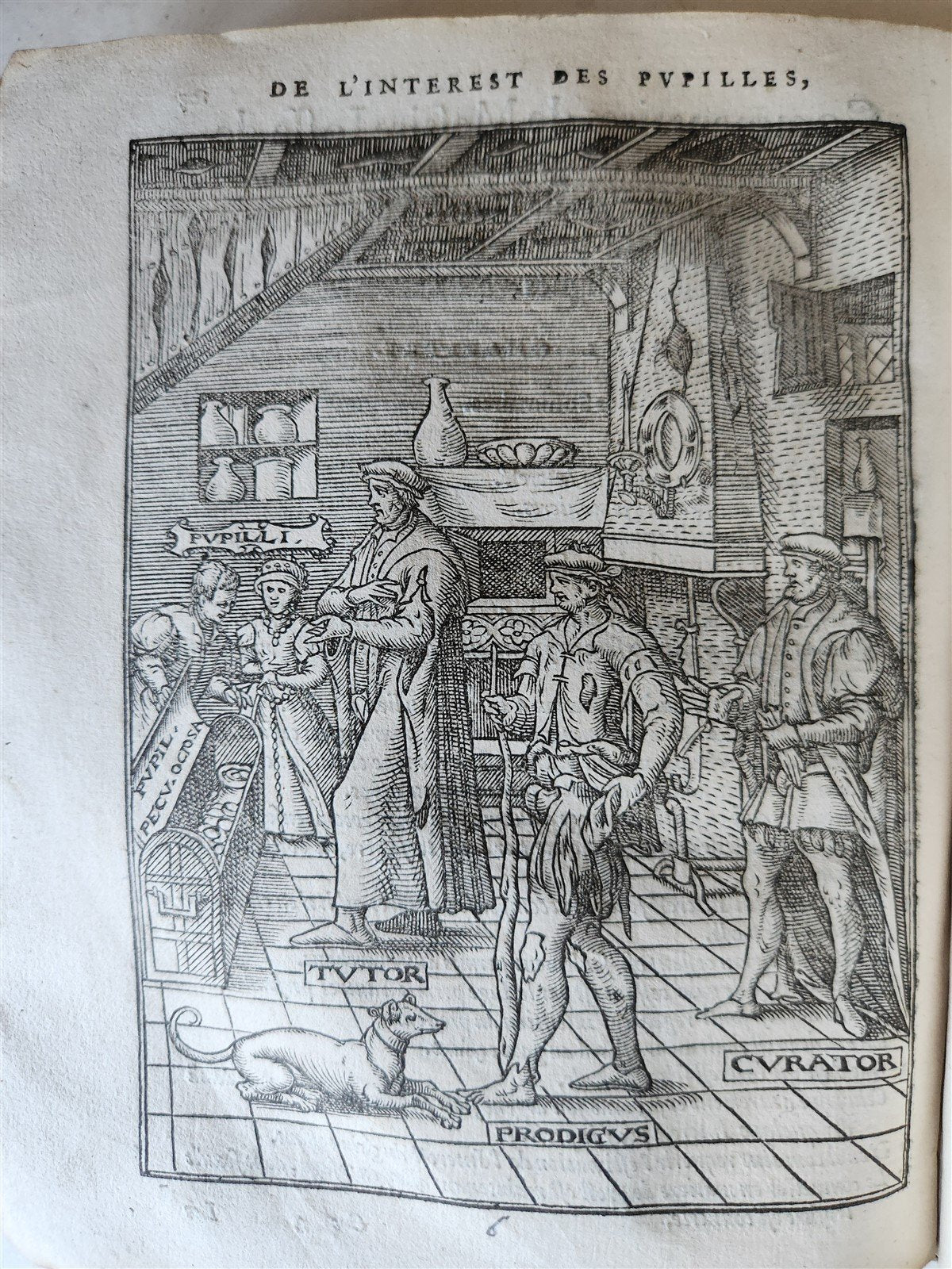 1567 LAW BOOK Josse de Damhoudere ILLUSTRATED 16th CENTURY antique VELLUM BOUND