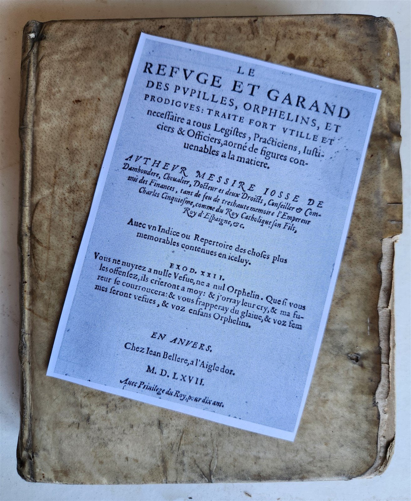 1567 LAW BOOK Josse de Damhoudere ILLUSTRATED 16th CENTURY antique VELLUM BOUND