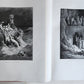 1870 BIBLE GUSTAVE DORE LLUSTRATED 2 VOLUMES MASSIVE FOLIO antique 200 plates