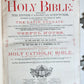 1883 BIBLE in ENGLISH ANTIQUE VICTORIAN MASSIVE FOLIO GUSTAVE DORE ILLUSTRATED