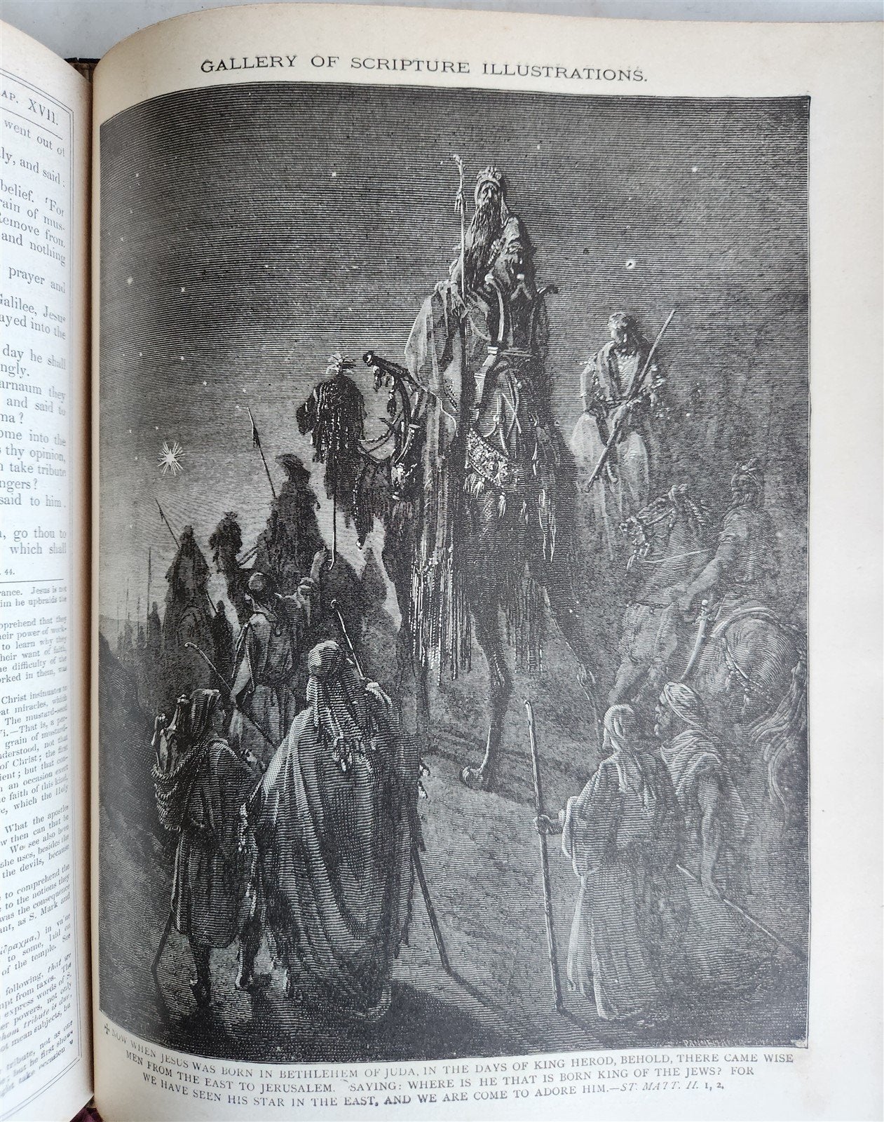 1883 BIBLE in ENGLISH ANTIQUE VICTORIAN MASSIVE FOLIO GUSTAVE DORE ILLUSTRATED