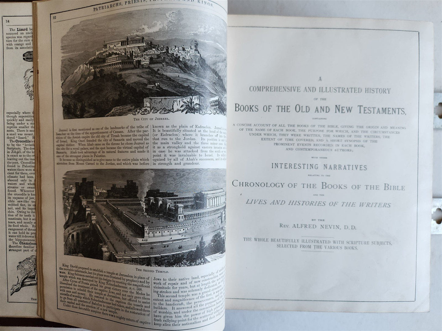 1900 BIBLE in ENGLISH ANTIQUE VICTORIAN MASSIVE FOLIO GUSTAVE DORE ILLUSTRATED