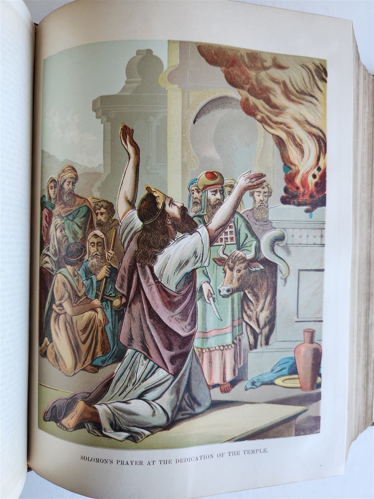 1900 BIBLE in ENGLISH ANTIQUE VICTORIAN MASSIVE FOLIO GUSTAVE DORE ILLUSTRATED