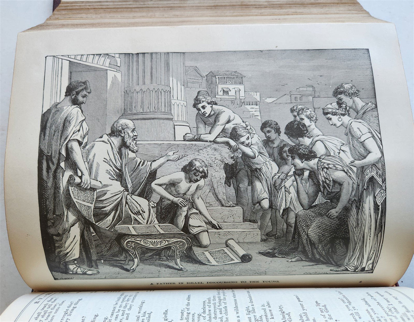 1900 BIBLE in ENGLISH ANTIQUE VICTORIAN MASSIVE FOLIO GUSTAVE DORE ILLUSTRATED