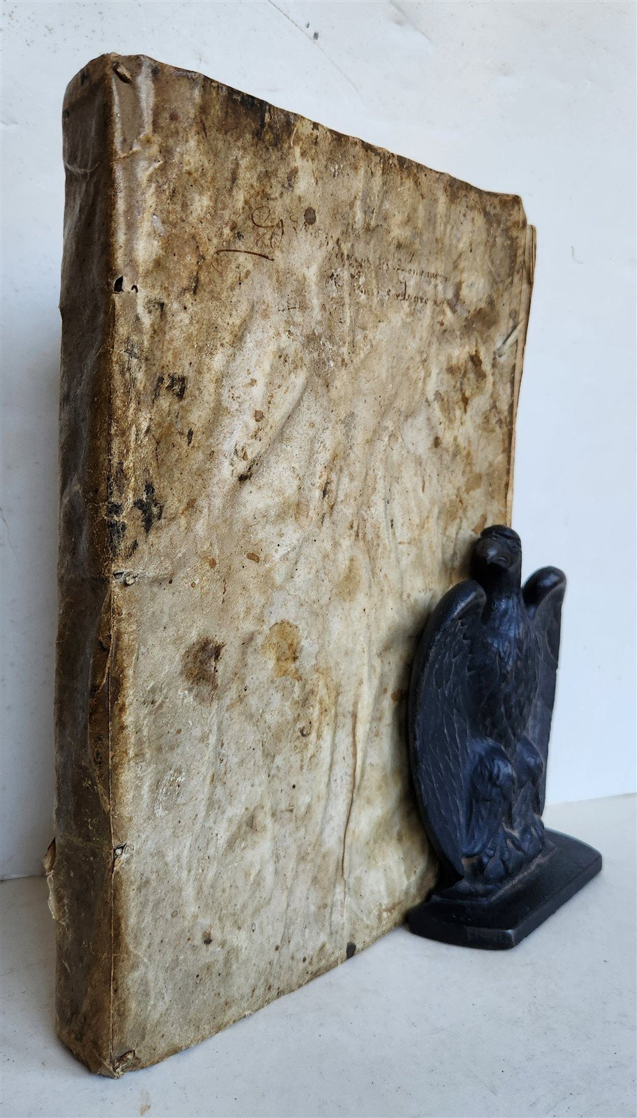 1557 LA FABRICA DEL MONDO antique VELLUM concordance of Petrarch's vocabulary