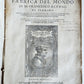 1557 LA FABRICA DEL MONDO antique VELLUM concordance of Petrarch's vocabulary