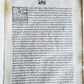 1557 LA FABRICA DEL MONDO antique VELLUM concordance of Petrarch's vocabulary
