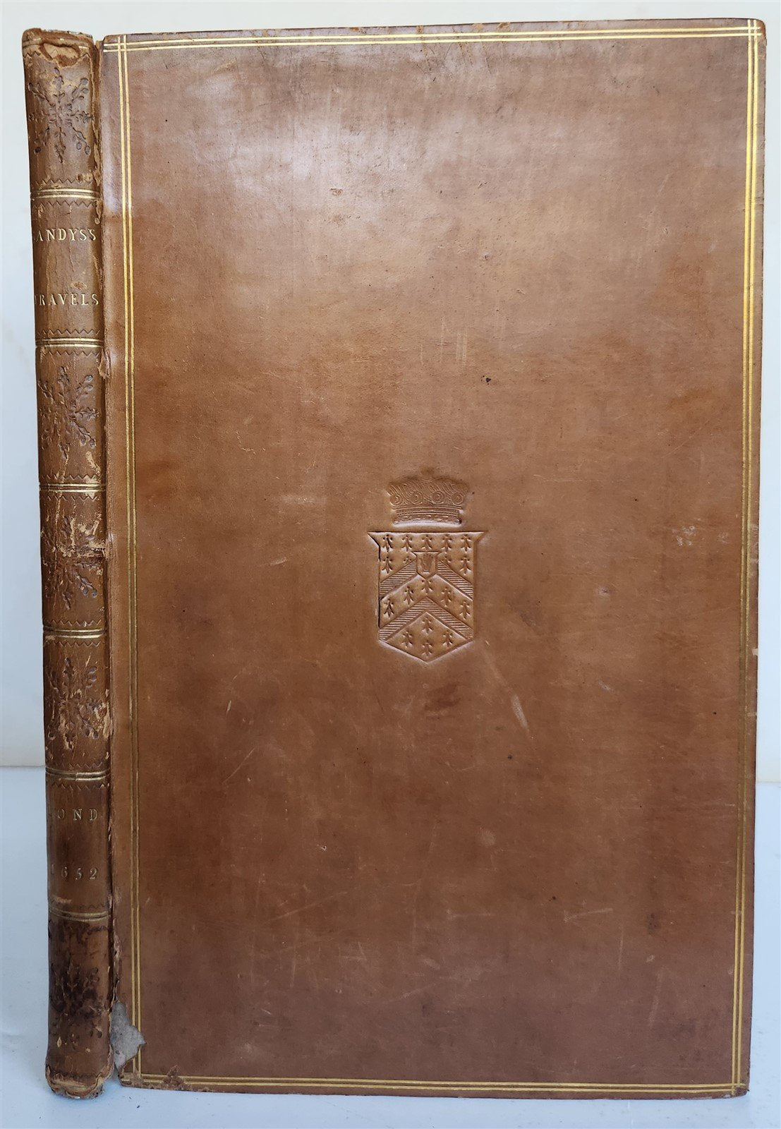 1652 TRAVAILES w/ HISTORY of STATE of TURKISH EMPIRE antique ILLUSTRATED English