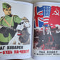 WWII ERA RUSSIAN MOSCOW MILITARY POSTERS ART & REFERENCE ALBUM illustrated folio