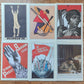 RUSSIAN POLITICAL POSTERS 18 FACSIMILES SET