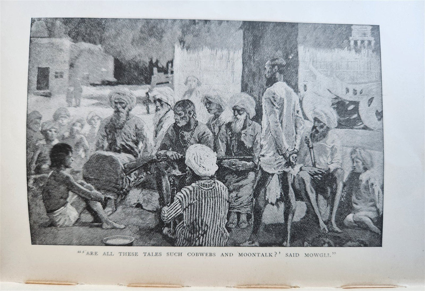 1896-98 THE JUNGLE BOOKS by RUDYARD KIPLING 2 vols antique ILLUSTRATED