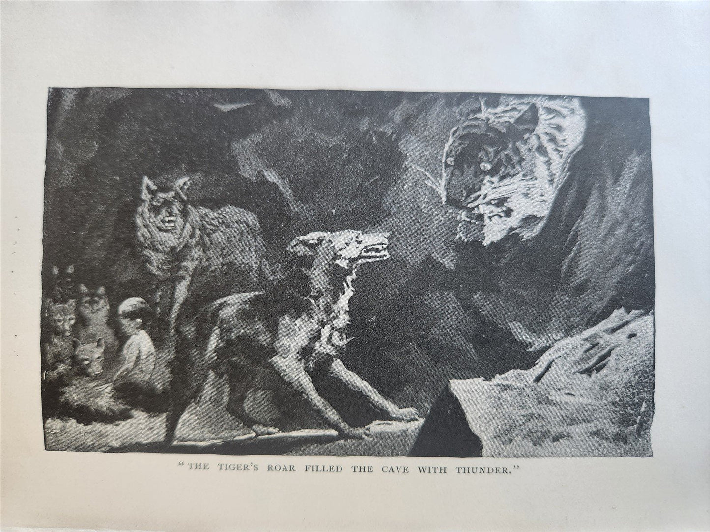 1896-98 THE JUNGLE BOOKS by RUDYARD KIPLING 2 vols antique ILLUSTRATED