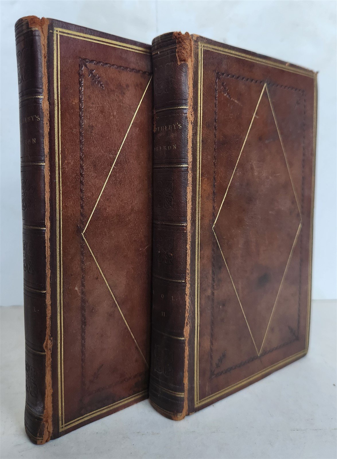 1805 OBERON POEM from German of Wieland by W. Sotheby 2 vols antique ILLUSTRATED
