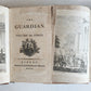 1751 THE GUARDIAN 2 volumes antique in ENGLISH