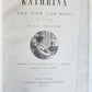 1869 KATHRINA her life and mine POETRY by J.G. Holland antique ILLUSTRATED