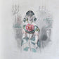 1847 LES FLEURS ANIMEES antique ILLUSTRATED with WOMEN PERSONIFYING FLOWERS