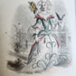 1847 LES FLEURS ANIMEES antique ILLUSTRATED with WOMEN PERSONIFYING FLOWERS