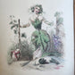 1847 LES FLEURS ANIMEES antique ILLUSTRATED with WOMEN PERSONIFYING FLOWERS
