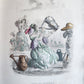 1847 LES FLEURS ANIMEES antique ILLUSTRATED with WOMEN PERSONIFYING FLOWERS