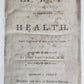 1804 THE ART OF PRESERVING THE HEALTH antique POEM in ENGLISH AMERICANA