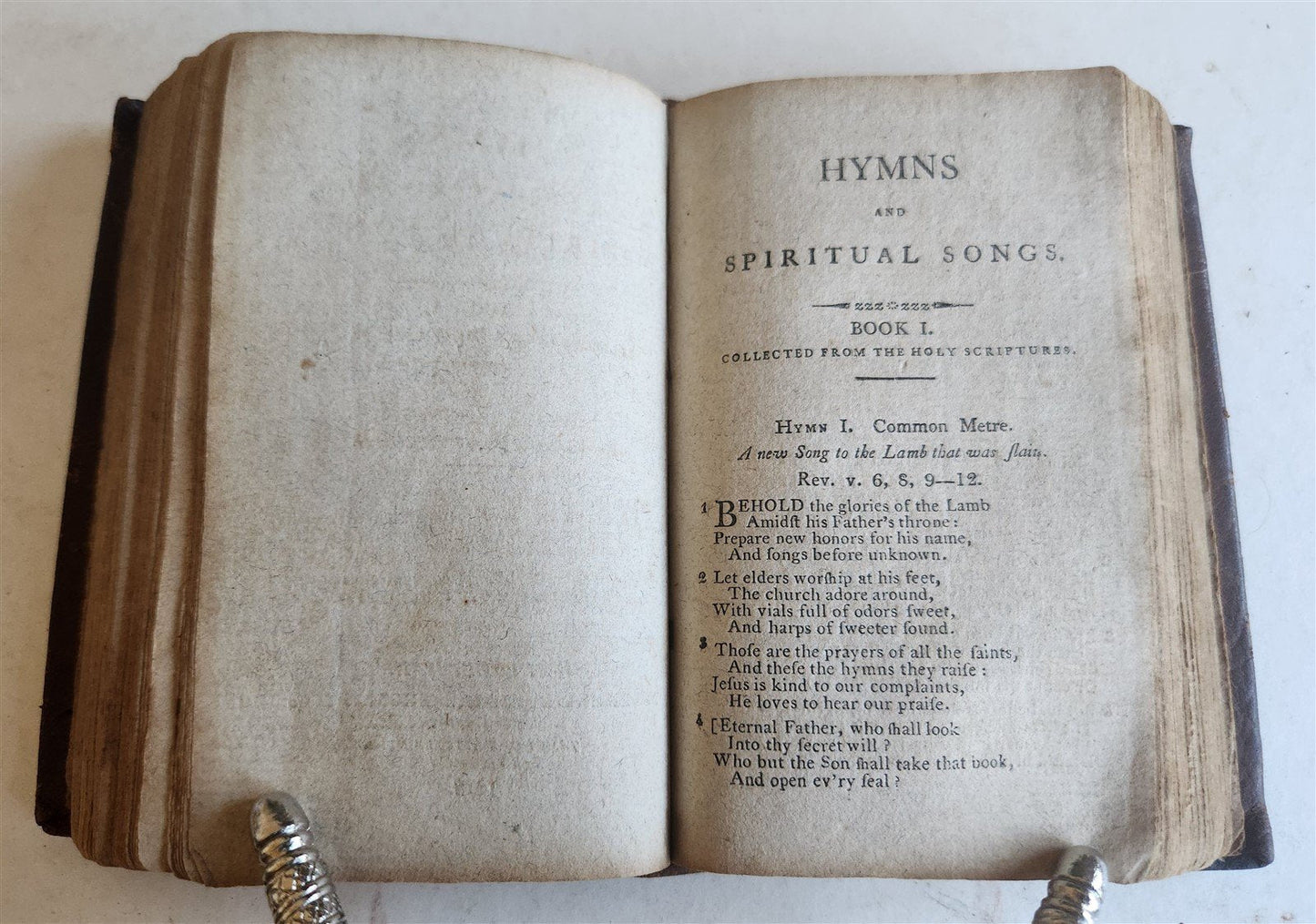 1812 PSALMS of DAVID imitated in Language of NEW TESTAMENT antique AMERICANA