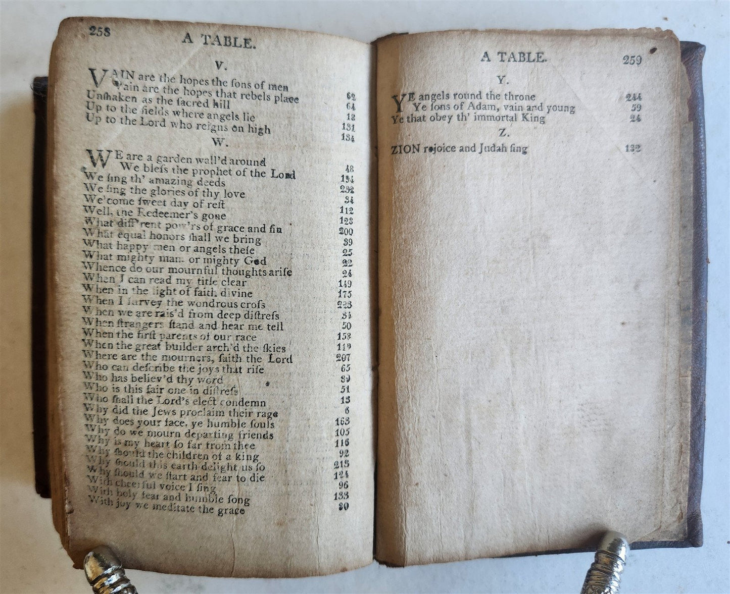 1812 PSALMS of DAVID imitated in Language of NEW TESTAMENT antique AMERICANA