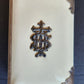 1880s COMMON PRAYER BOOK in ENGLISH antique SILVER DECORATED BINDING